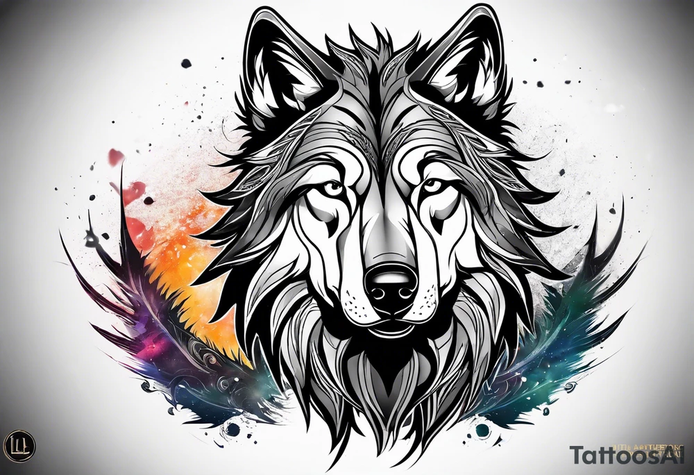 Lobo wolf for a male tattoo tattoo idea