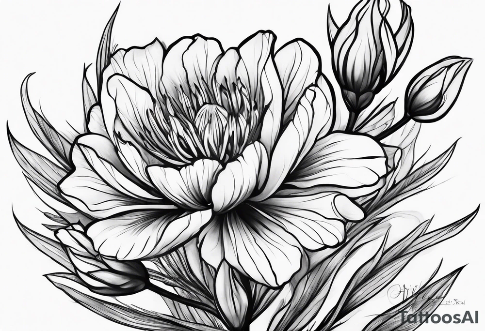 Indian paintbrush tattoo idea