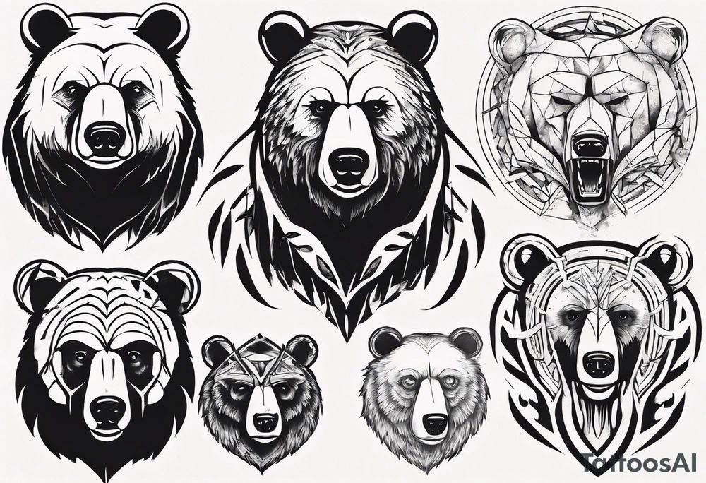 bear tattoo idea