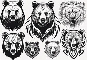 bear tattoo idea