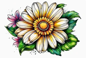 State of jalisco mex. Daisy flower tattoo idea
