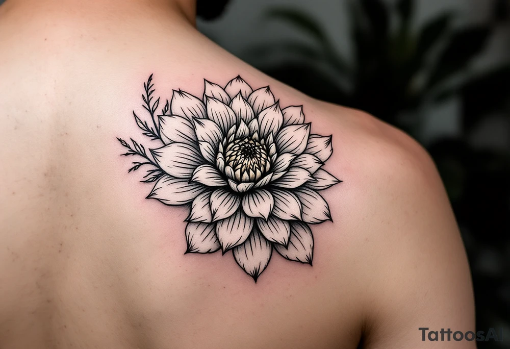 Chrysanthemum tattoo idea