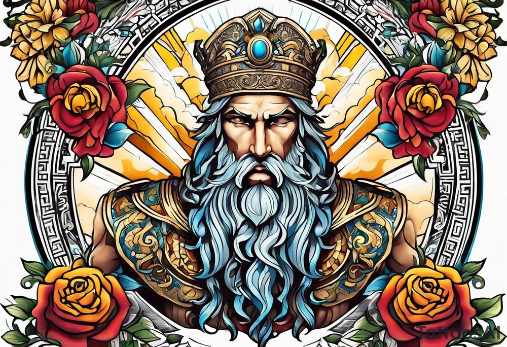 Greek god tattoo idea