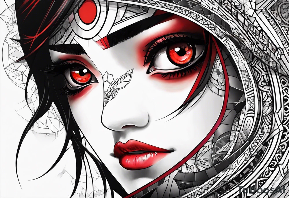 Sharingan eyes tattoo idea