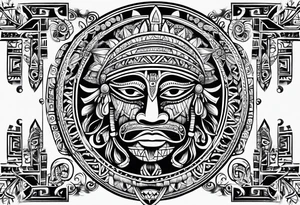 A puerto rican taino tribal tattoo tattoo idea