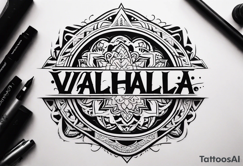 Valhalla mist tattoo idea