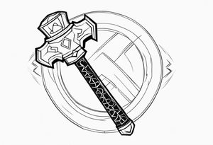 Jayce's Hammer from League of Legends tattoo idea