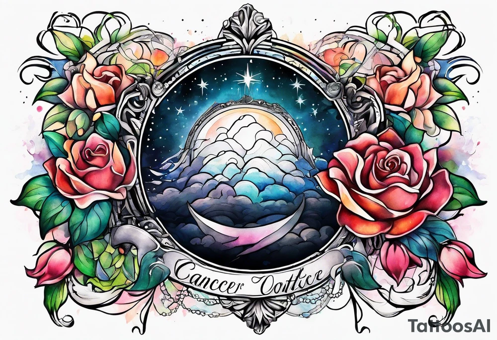 something that symbolises hope and includes the following wording "fuck cancer" tattoo idea