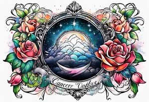 something that symbolises hope and includes the following wording "fuck cancer" tattoo idea