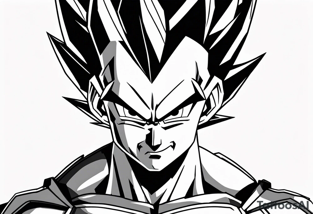 Vegeta tattoo idea