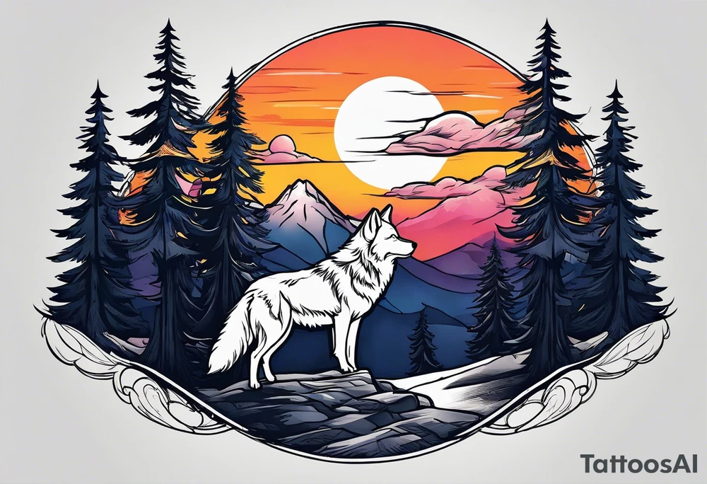 Mountains
Wolf
Forest
Sunset
Moon tattoo idea