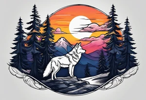 Mountains
Wolf
Forest
Sunset
Moon tattoo idea