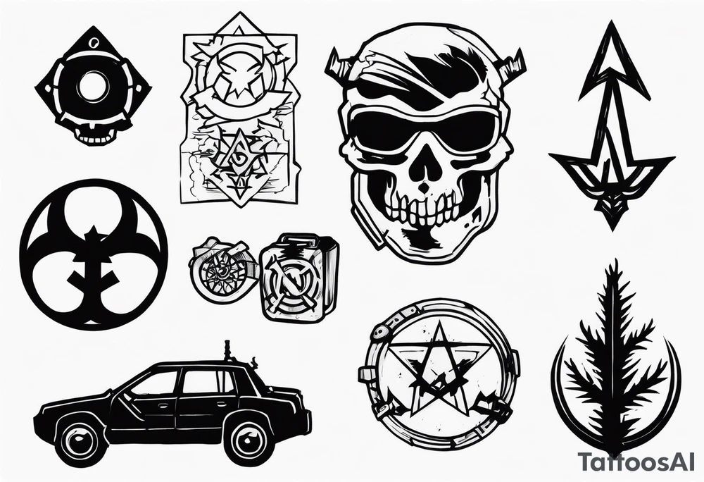 Something from Wasteland 3 game. tattoo idea