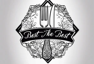 fork
the best is yet to come tattoo idea