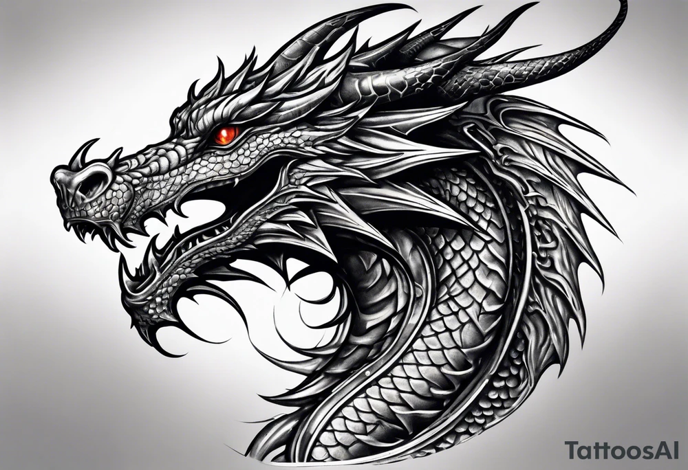Dragon tattoo idea