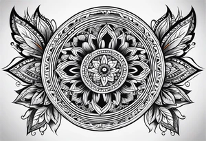 mandala tatto tattoo idea