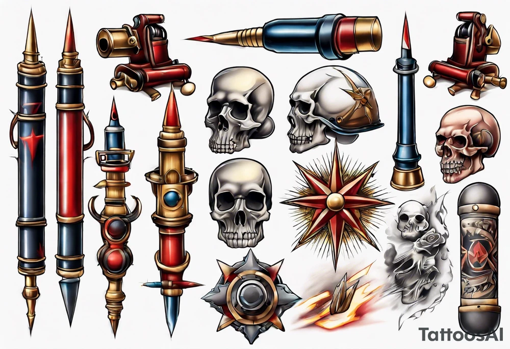 artillery tattoo idea