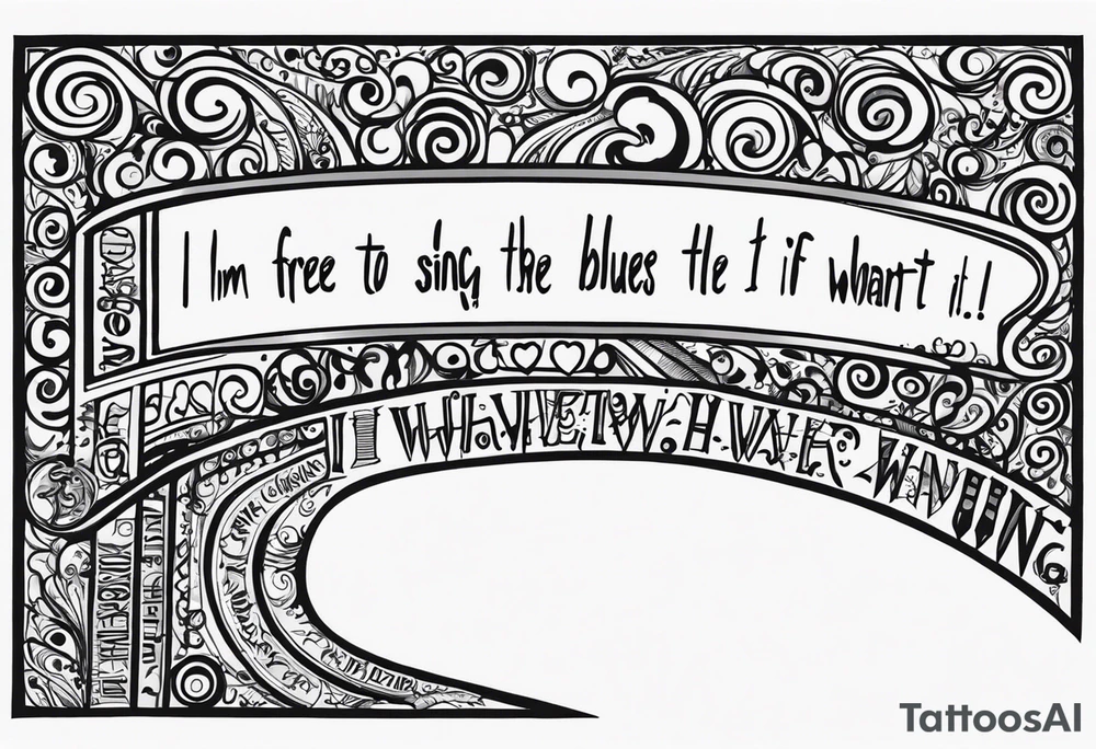 Oasis, lyrics, I’m free to be whatever I, whatever I choose and I’ll sing the blues if I want. Love shape tattoo idea