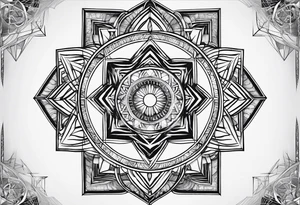 sacred geometry tattoo idea