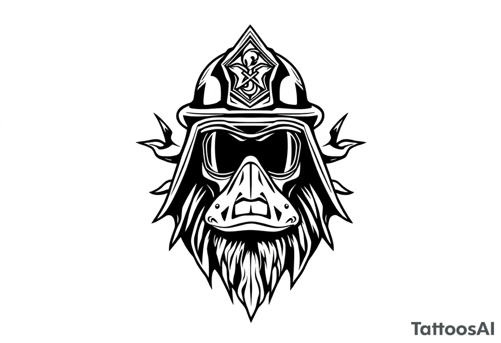 firefighter tattoo idea