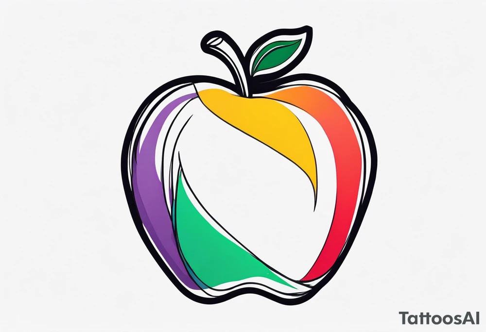 Apple tattoo idea
