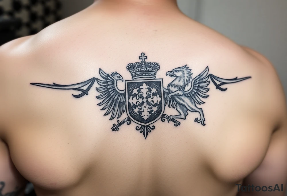 Serbian crest and St. George tattoo idea