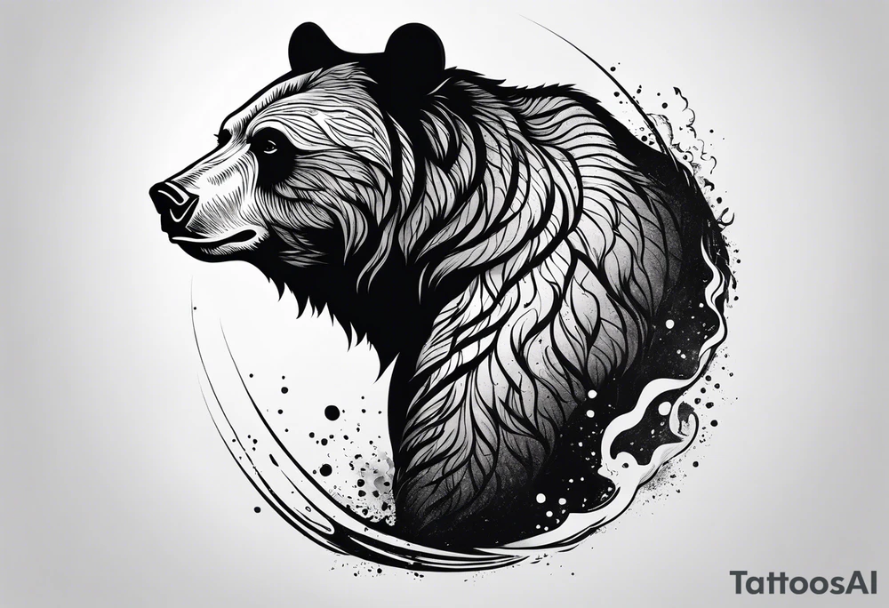 Bear tattoo idea