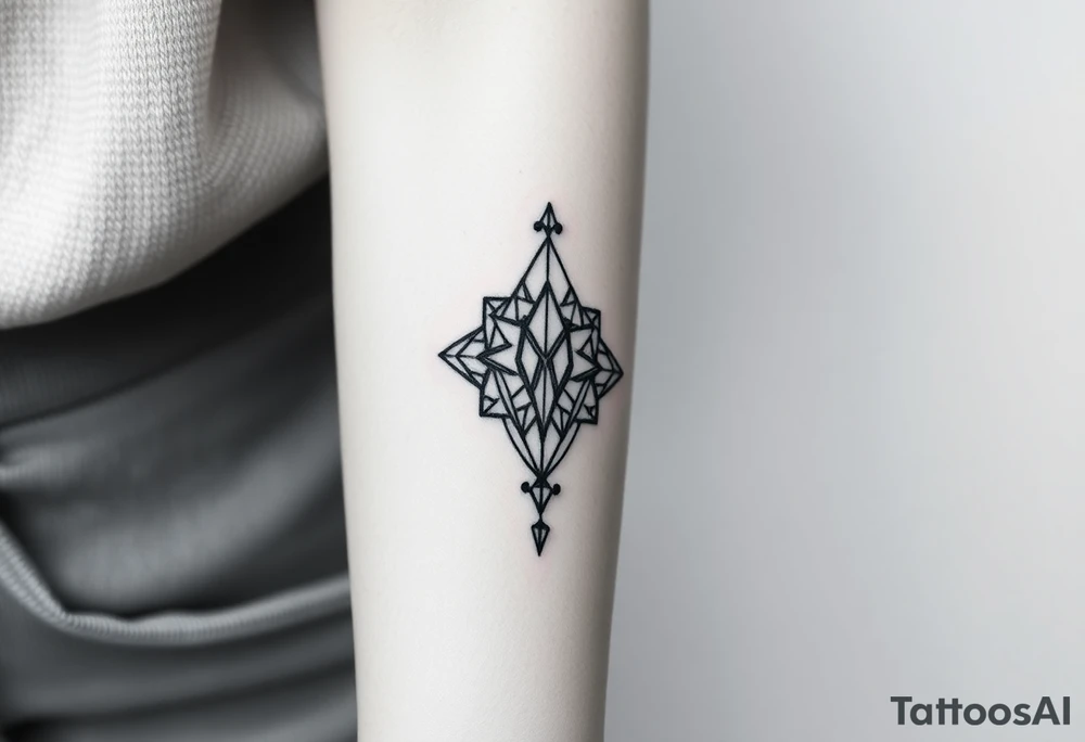 diamond tattoo idea