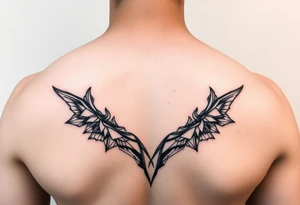 Simple abstract feminine tattoo tattoo idea