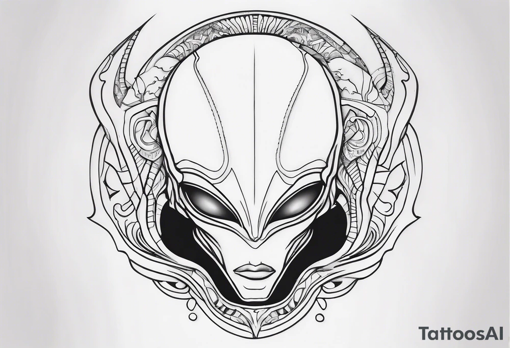 alien tattoo idea