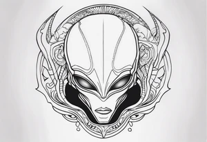 alien tattoo idea