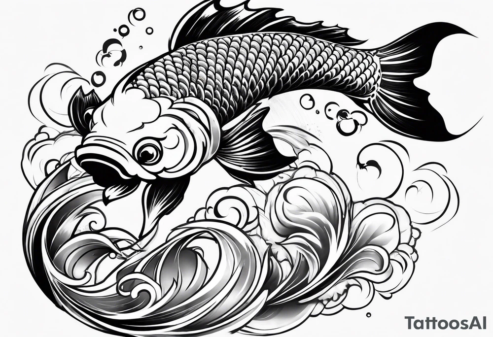 Japanese Koi fish Tattoo drsigns tattoo idea