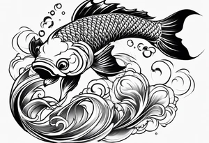Japanese Koi fish Tattoo drsigns tattoo idea