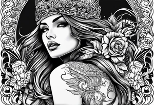 “Running from fear to faith” quotes tattoo idea