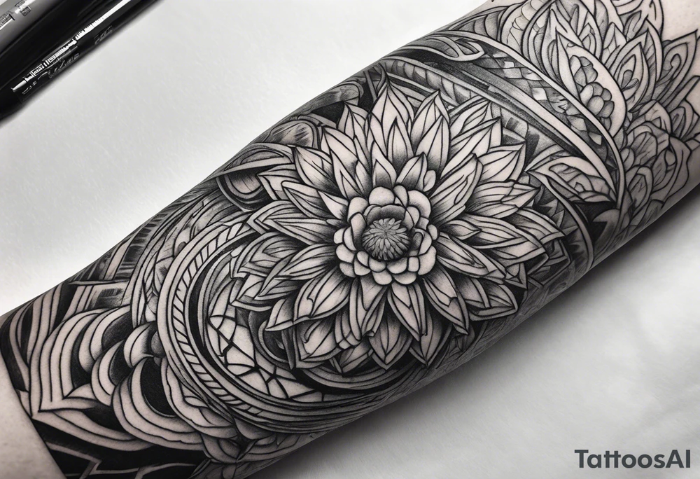 Arm sleeve tattoo idea