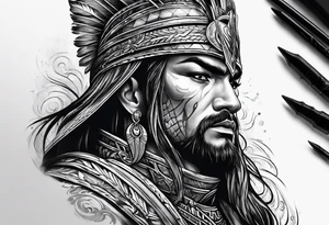 WARRIOR tattoo idea