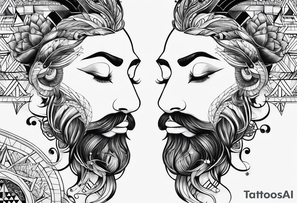 pisces friendship tattoo idea for men tattoo idea