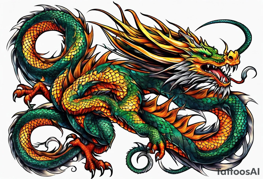 dragon tattoo idea