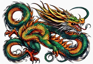 dragon tattoo idea