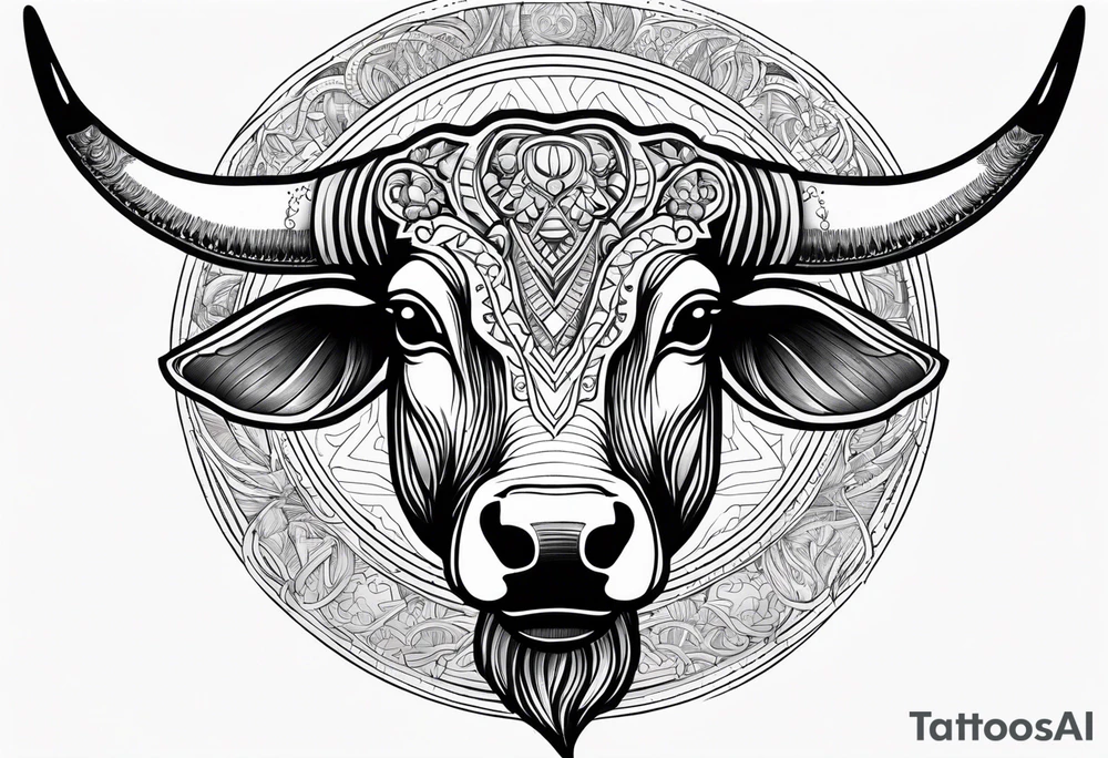 cybersigilism Longhorn tattoo idea