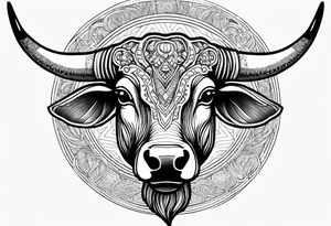 cybersigilism Longhorn tattoo idea