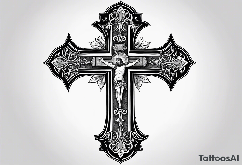 orthodox CROSS tattoo idea