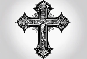 orthodox CROSS tattoo idea