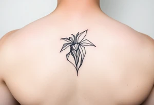 Simple abstract feminine tattoo tattoo idea