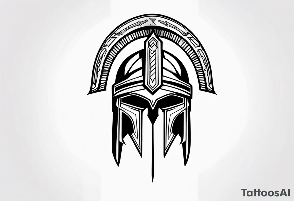 Ancient spartan symbol tattoo tattoo idea