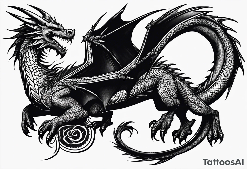 dragon tattoo idea