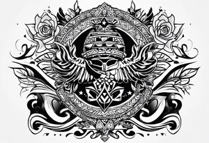 Proud Mexican American from New York who now services in the military tattoo idea