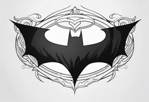 batman cowl tattoo idea