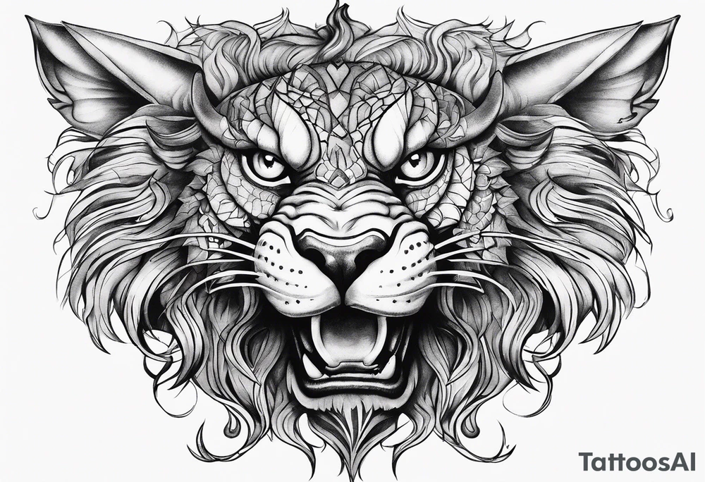 chimera tattoo idea
