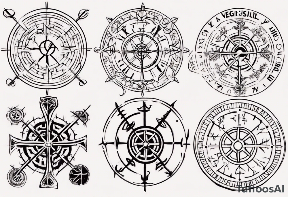 vegvísir tattoo idea